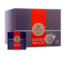 Toda caffè gusto ricco, cialda con 8 grammi coffee club torino